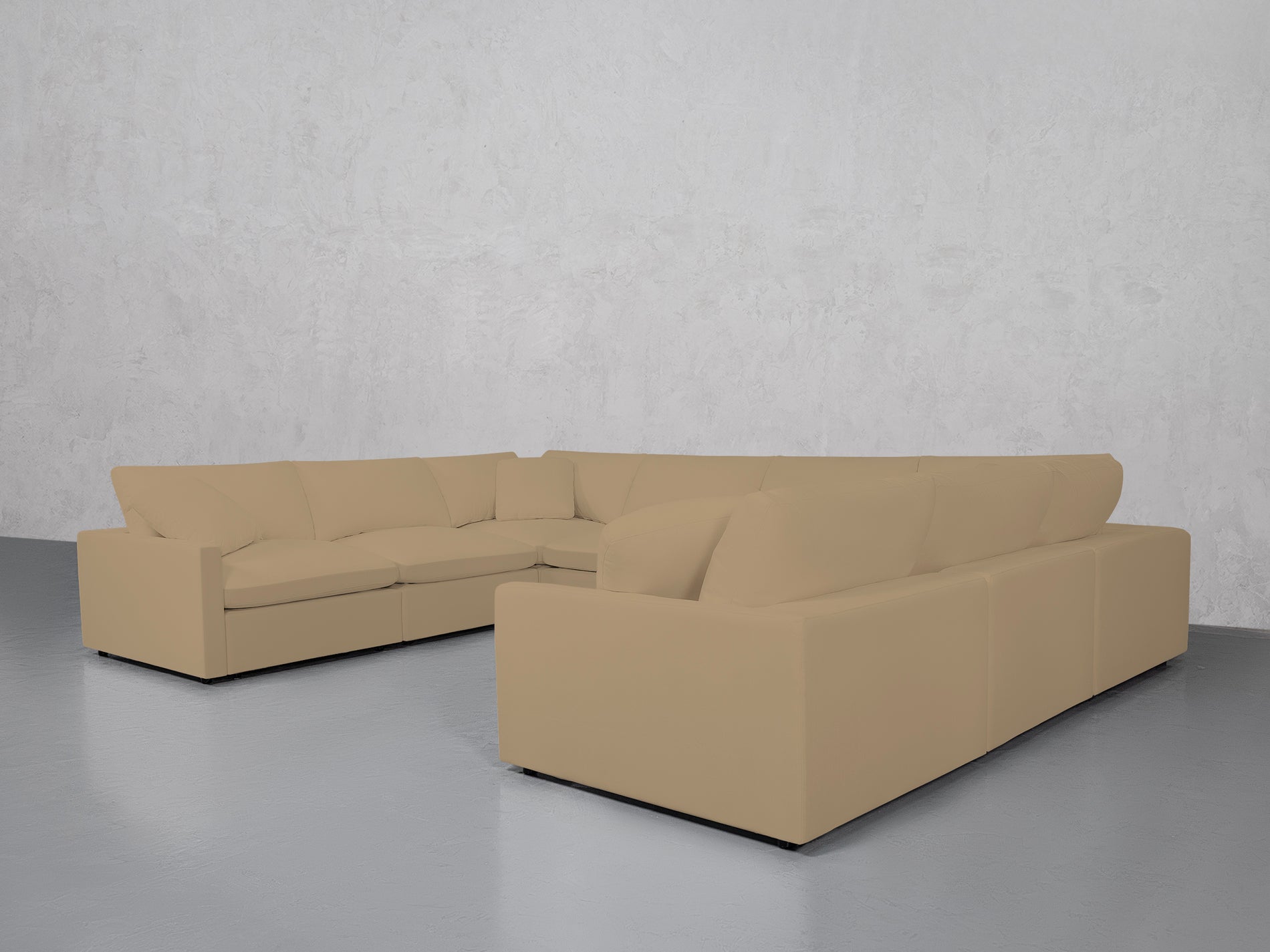 8-Seat Modular U-Sectional (Thin Arms)