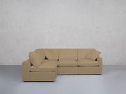 4-Seat Modular Open Corner Sectional (Thin Arms)