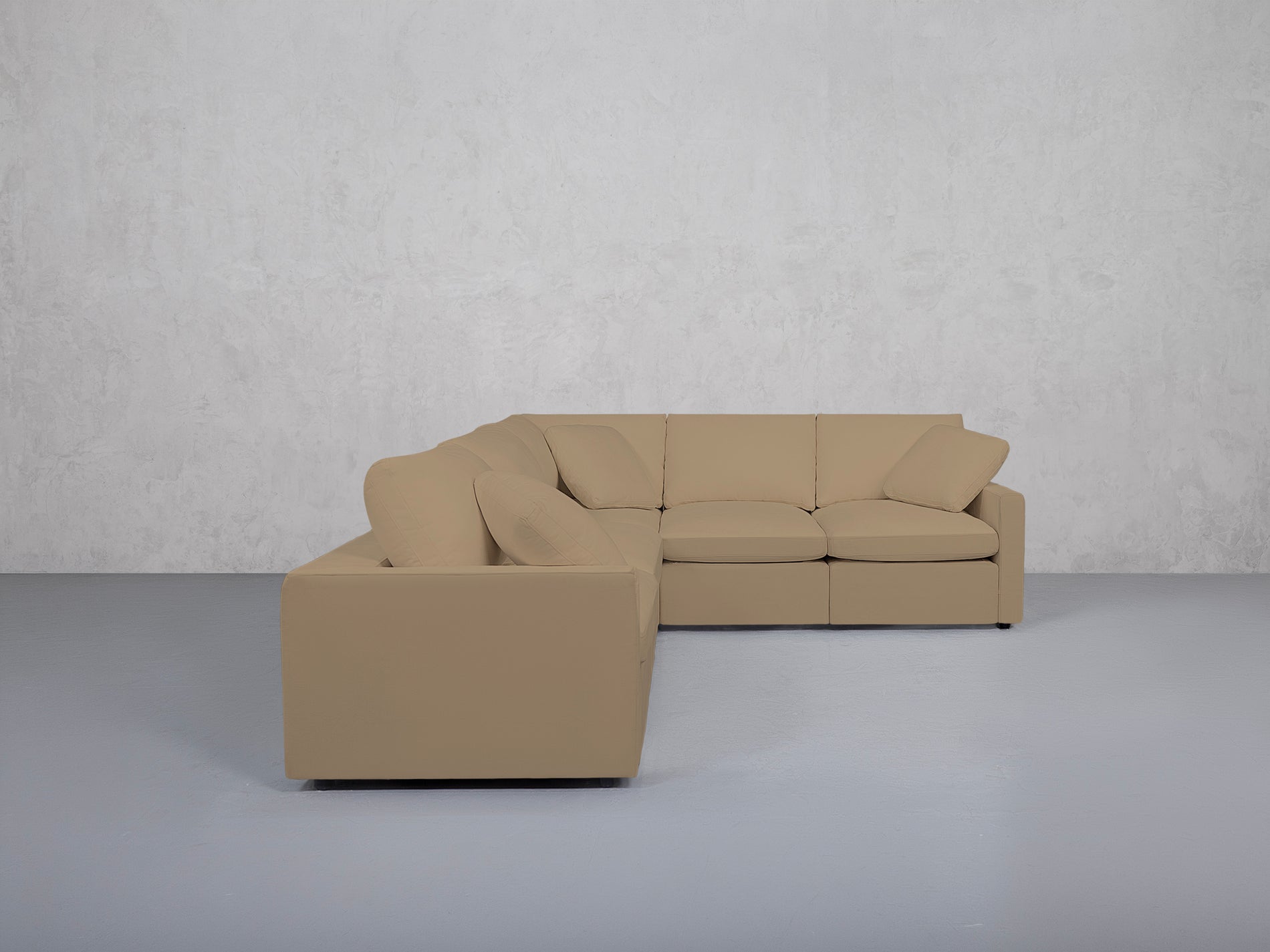 5-Seat Modular Corner Sectional (Thin Arms)