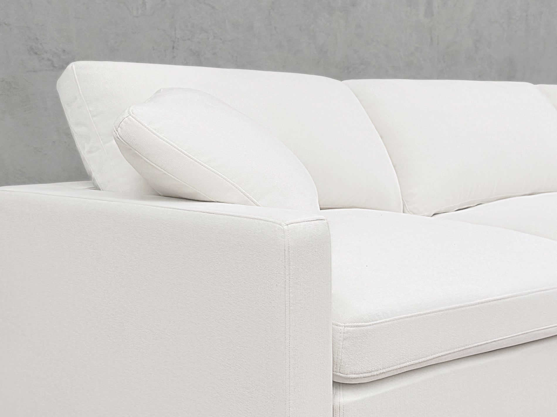 4-Seat Modular Open Corner Sectional (Thin Arms)