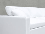 4-Seat Modular Open Corner Sectional (Thin Arms)