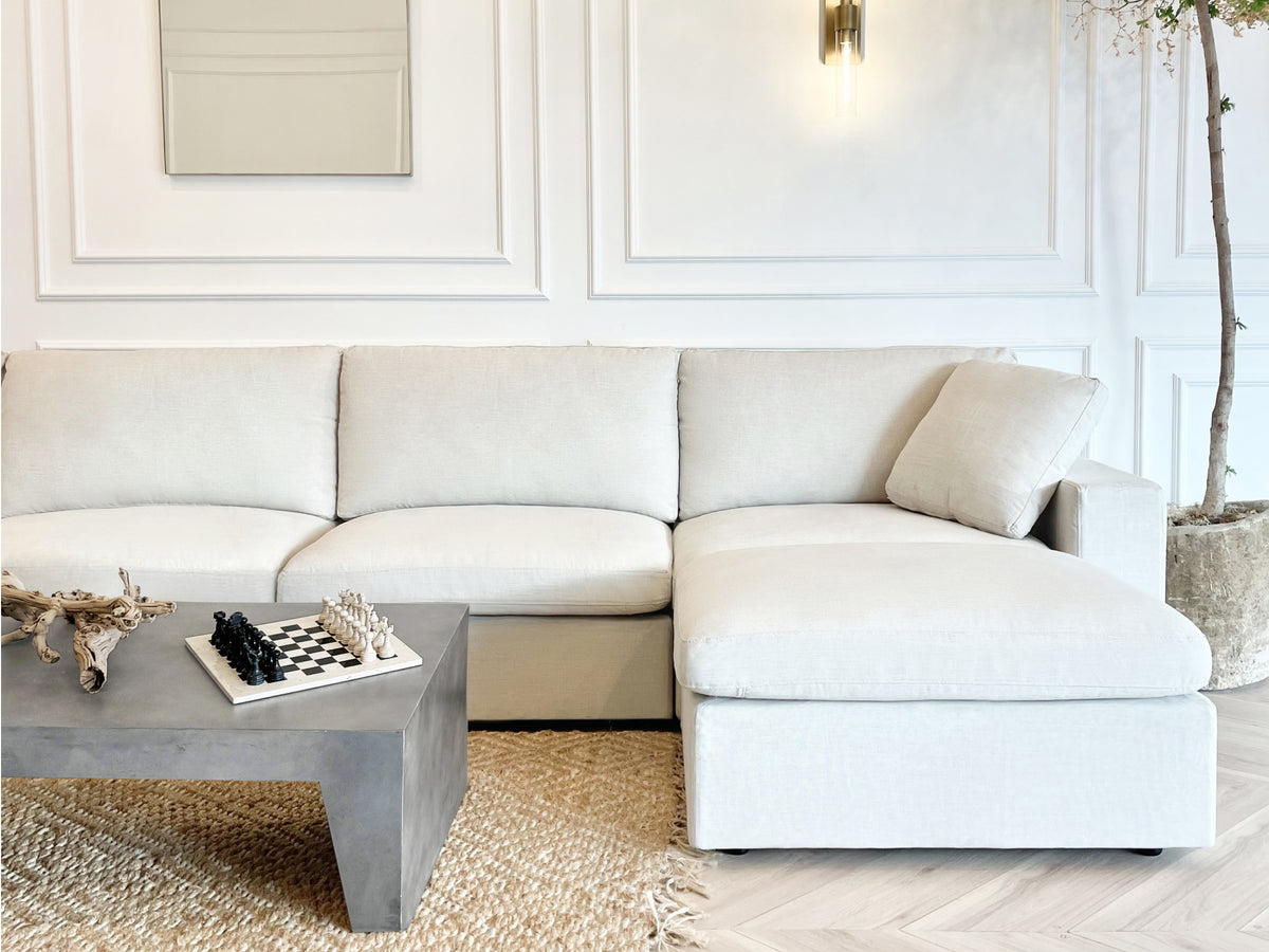7th Avenue 4-Seat Modular Chaise Sectional