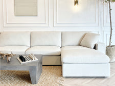 Oatmeal Beige (Chenille) - Lifestyle - 1 - 7th Avenue