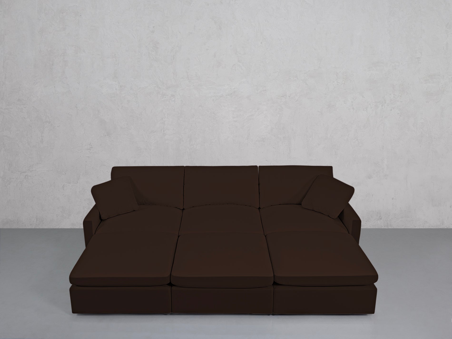 6-Seat Modular Daybed (Thin Arms)