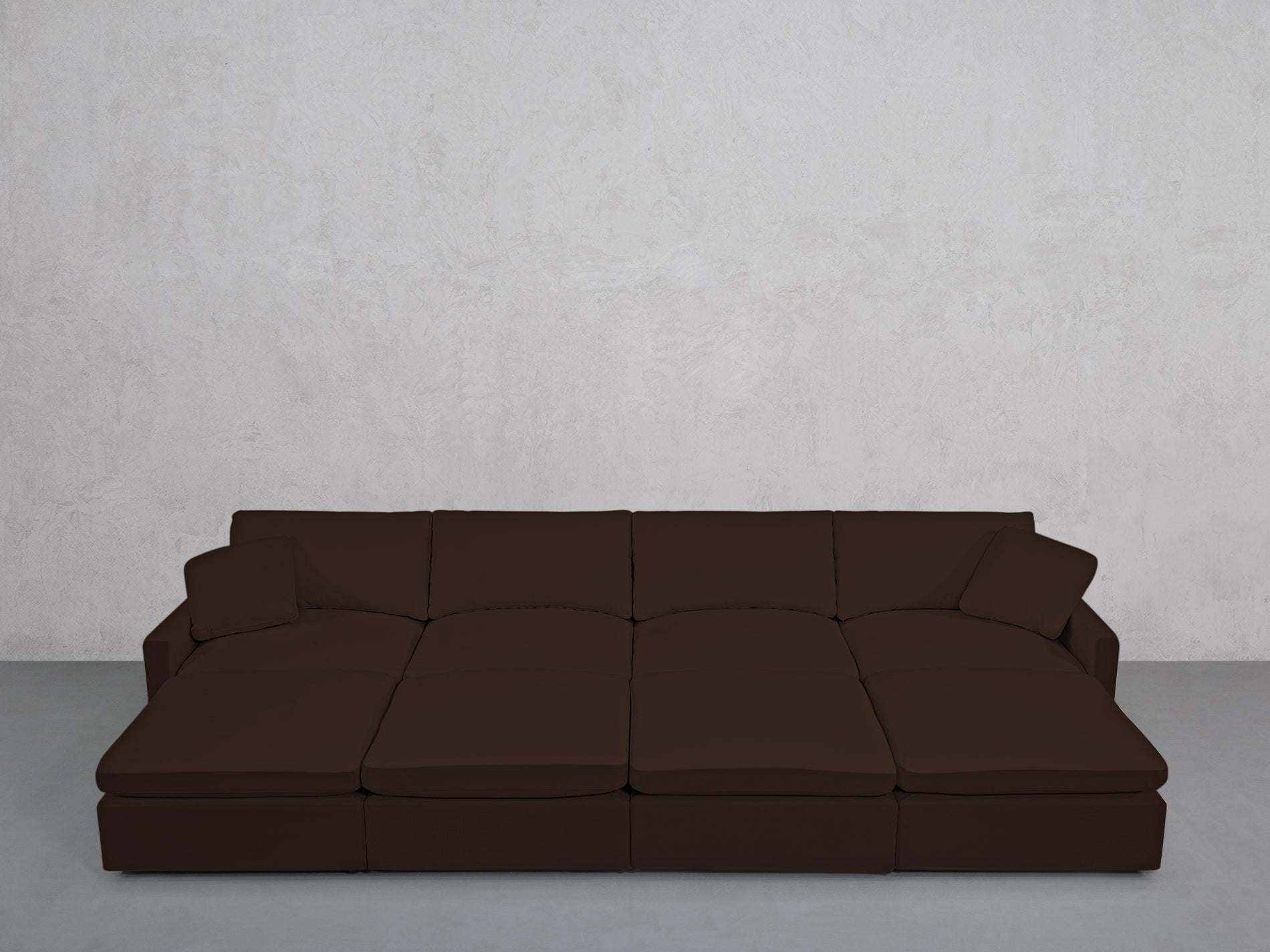 8-Seat Modular Daybed (Thin Arms)