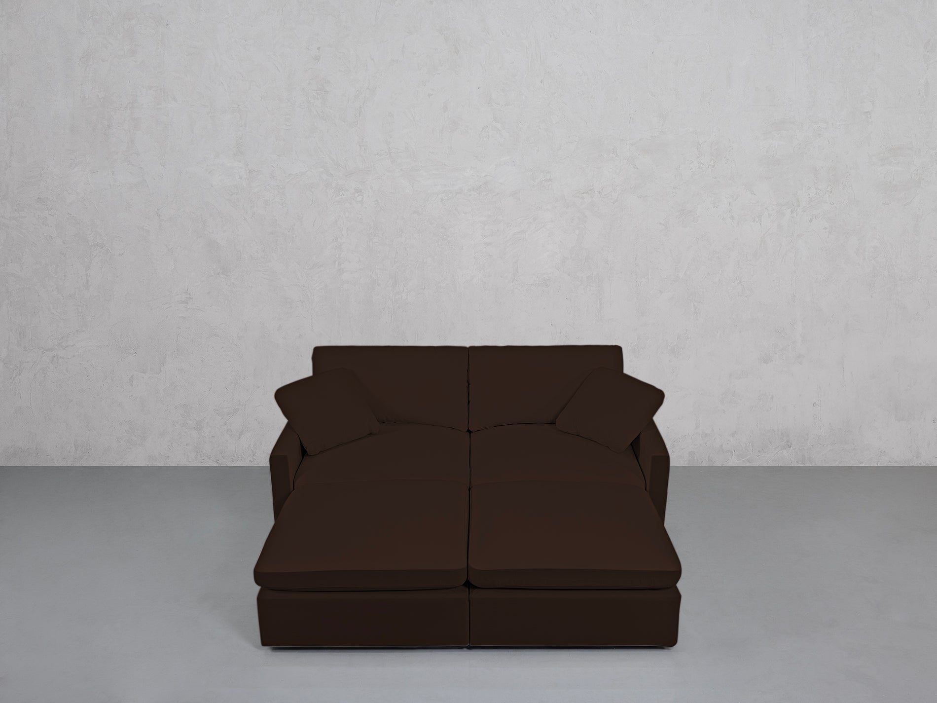4-Seat Modular Daybed (Thin Arms)