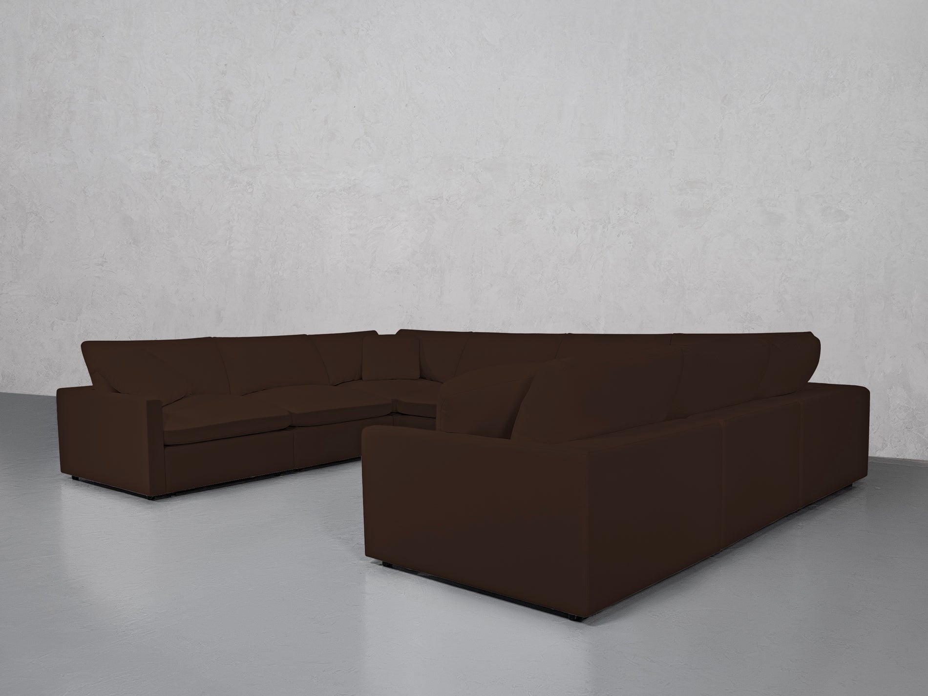 8-Seat Modular U-Sectional (Thin Arms)