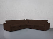 5-Seat Modular Corner Sectional (Thin Arms)