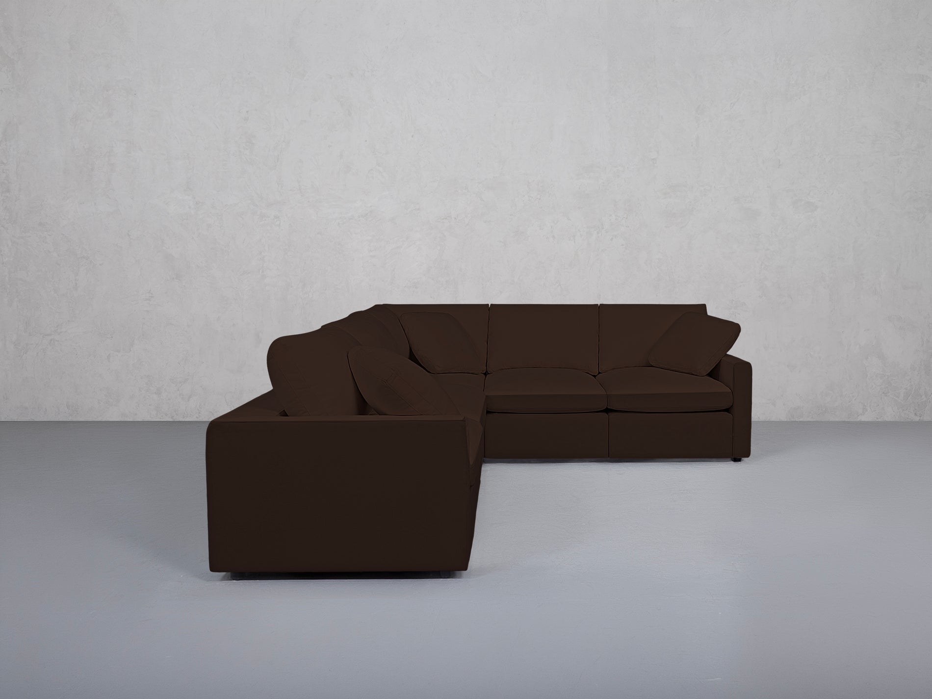5-Seat Modular Corner Sectional (Thin Arms)