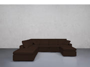 7-Seat Modular Chaise Corner Lounger Sectional (Thin Arms)