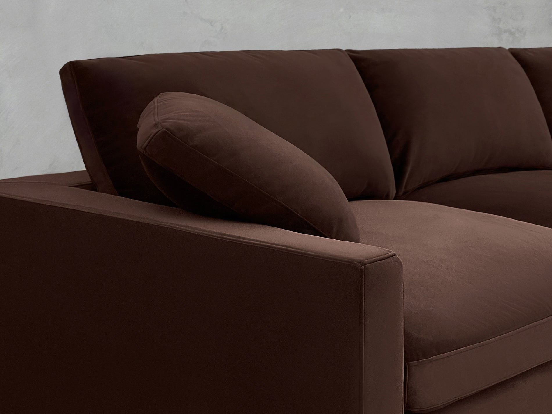 4-Seat Modular Chaise Sectional (Thin Arms)