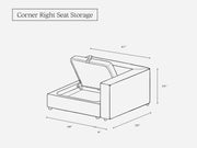 Corner Right Seat (Storage)