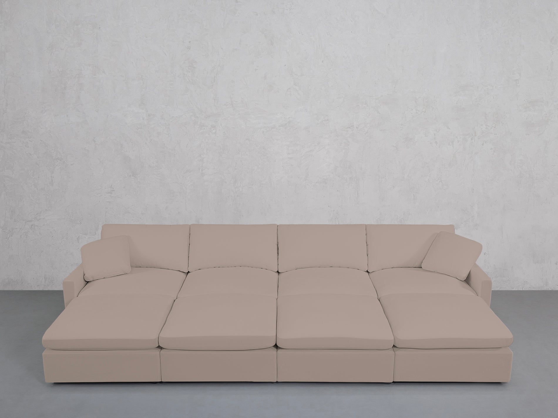 8-Seat Modular Daybed (Thin Arms)