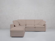 5-Seat Modular Corner Lounger Sectional (Thin Arms)