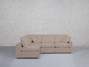 4-Seat Modular Open Corner Sectional (Thin Arms)