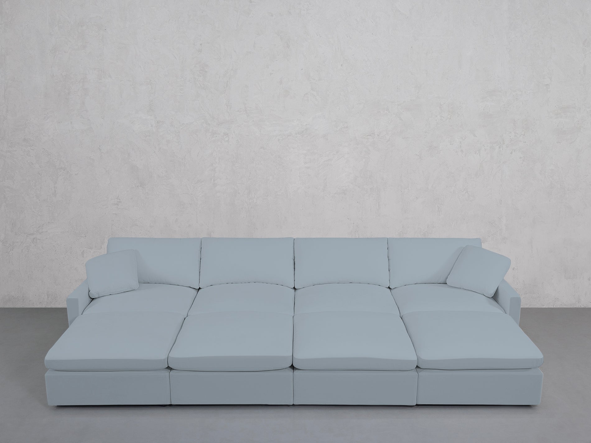 8-Seat Modular Daybed (Thin Arms)