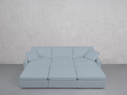 6-Seat Modular Daybed (Thin Arms)