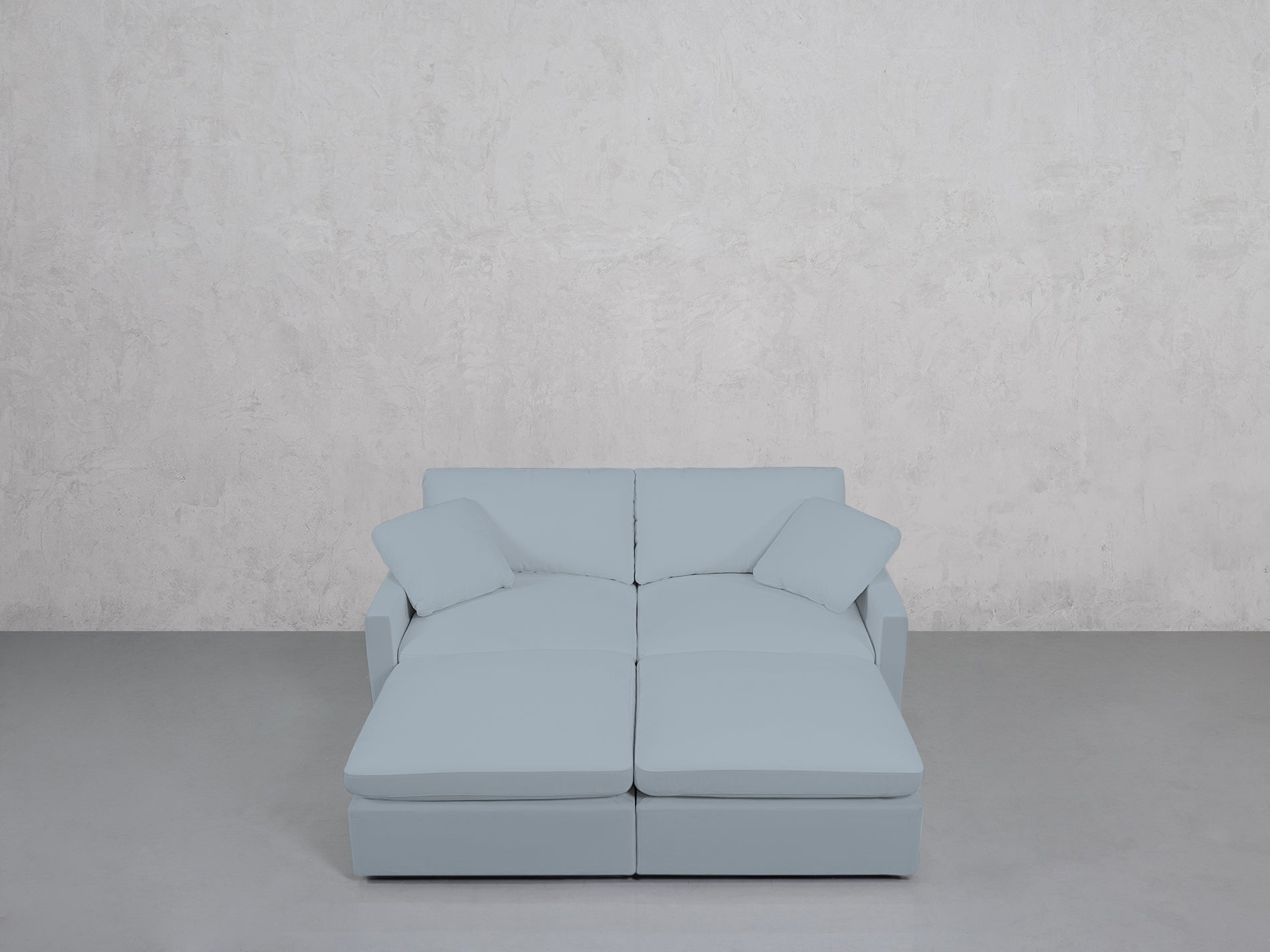 4-Seat Modular Daybed (Thin Arms)