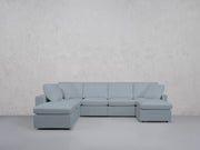 7-Seat Modular Chaise Corner Lounger Sectional (Thin Arms)