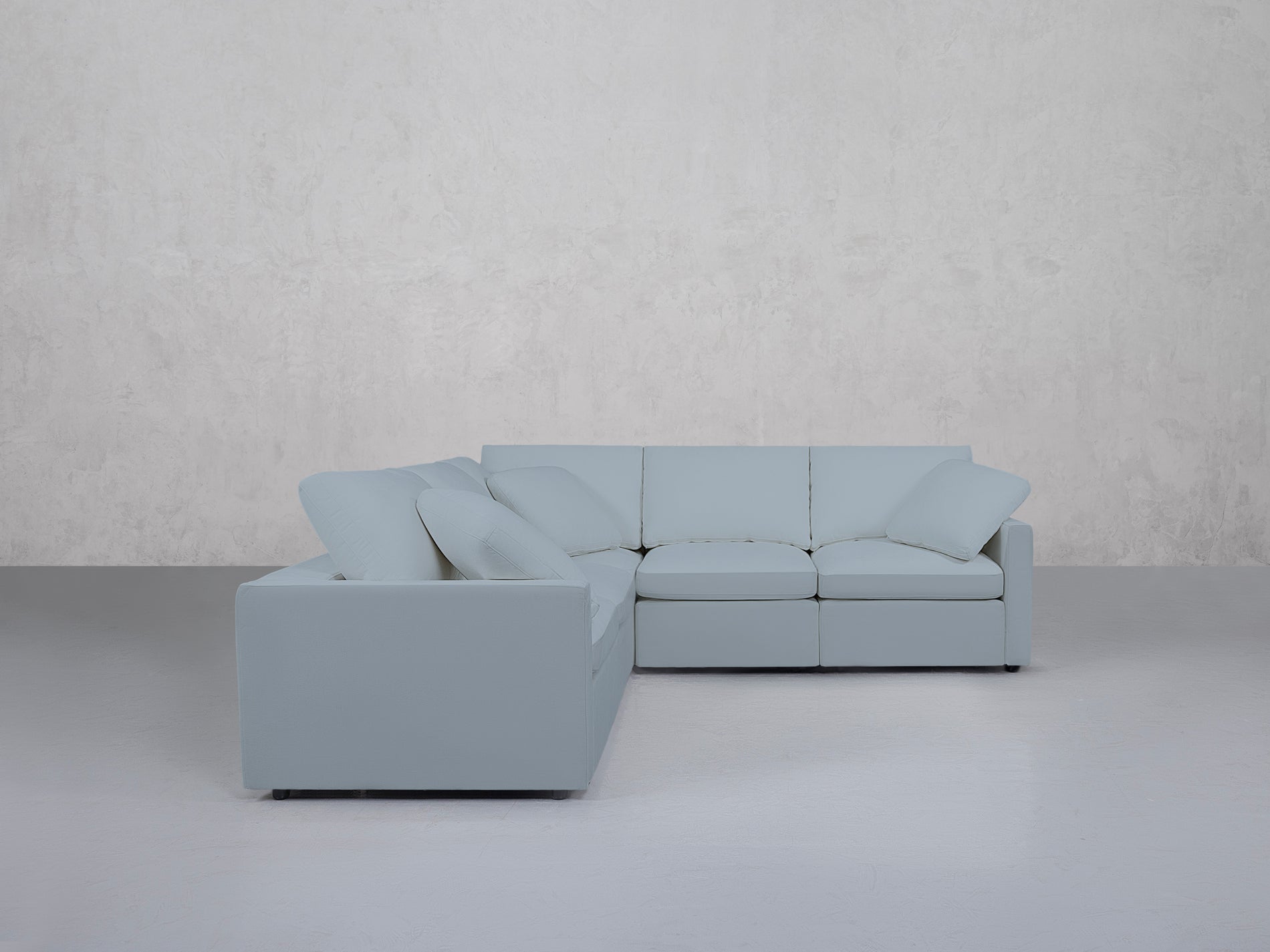 5-Seat Modular Corner Sectional (Thin Arms)