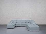 7-Seat Modular Chaise Corner Right Lounger Sectional (Thin Arm)