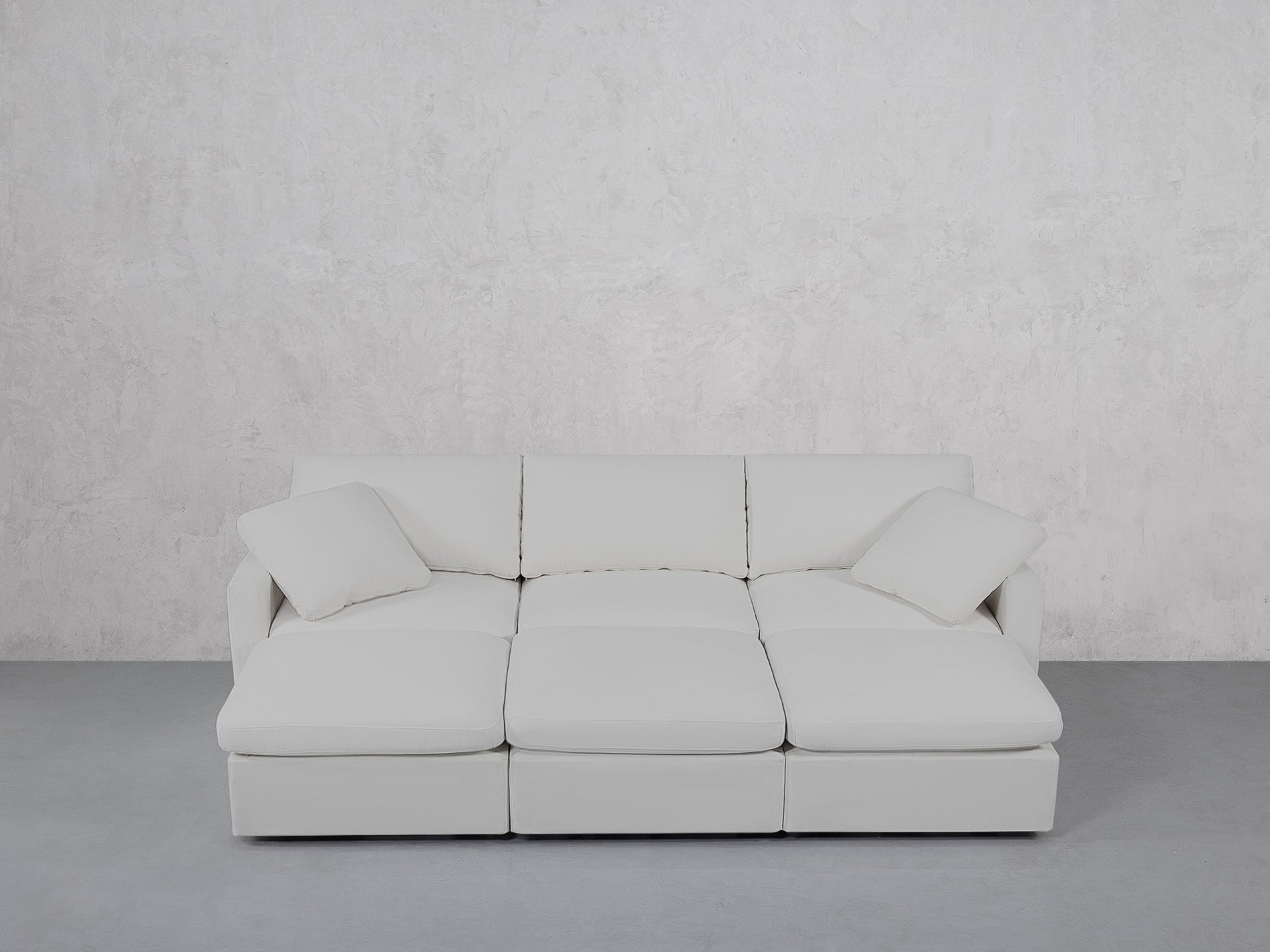 6-Seat Modular Daybed (Thin Arms)