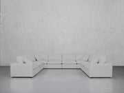 8-Seat Modular U-Sectional (Thin Arms)
