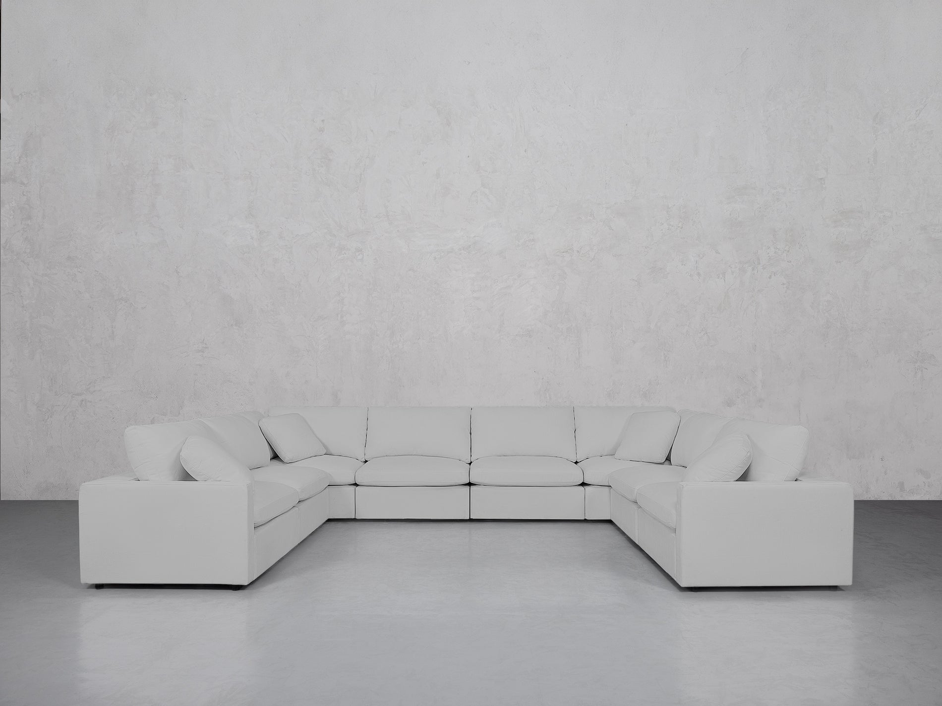 8-Seat Modular U-Sectional (Thin Arms)