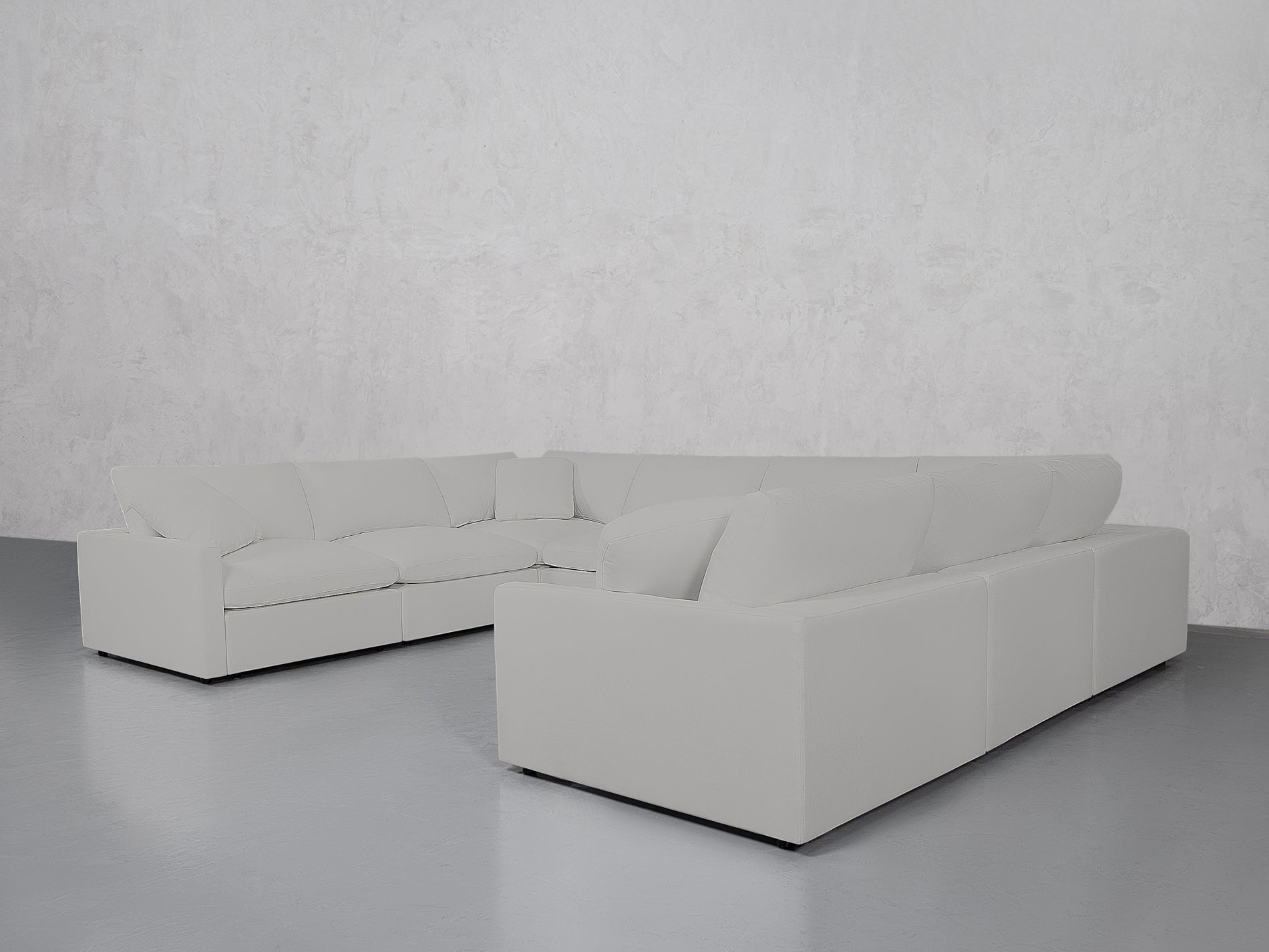 8-Seat Modular U-Sectional (Thin Arms)