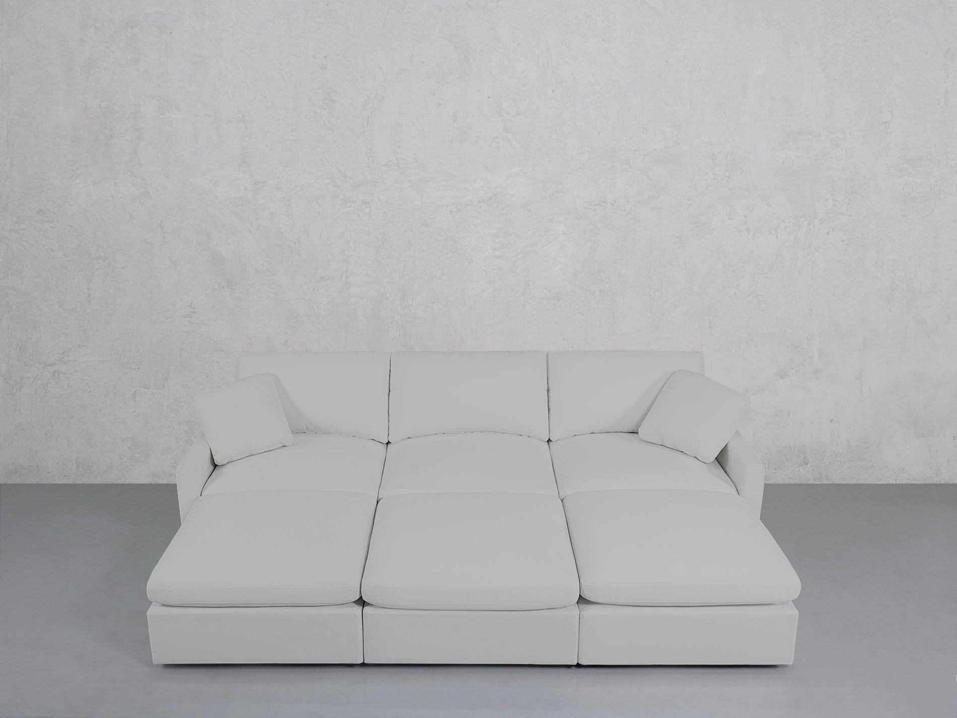 6-Seat Modular Daybed (Thin Arms)