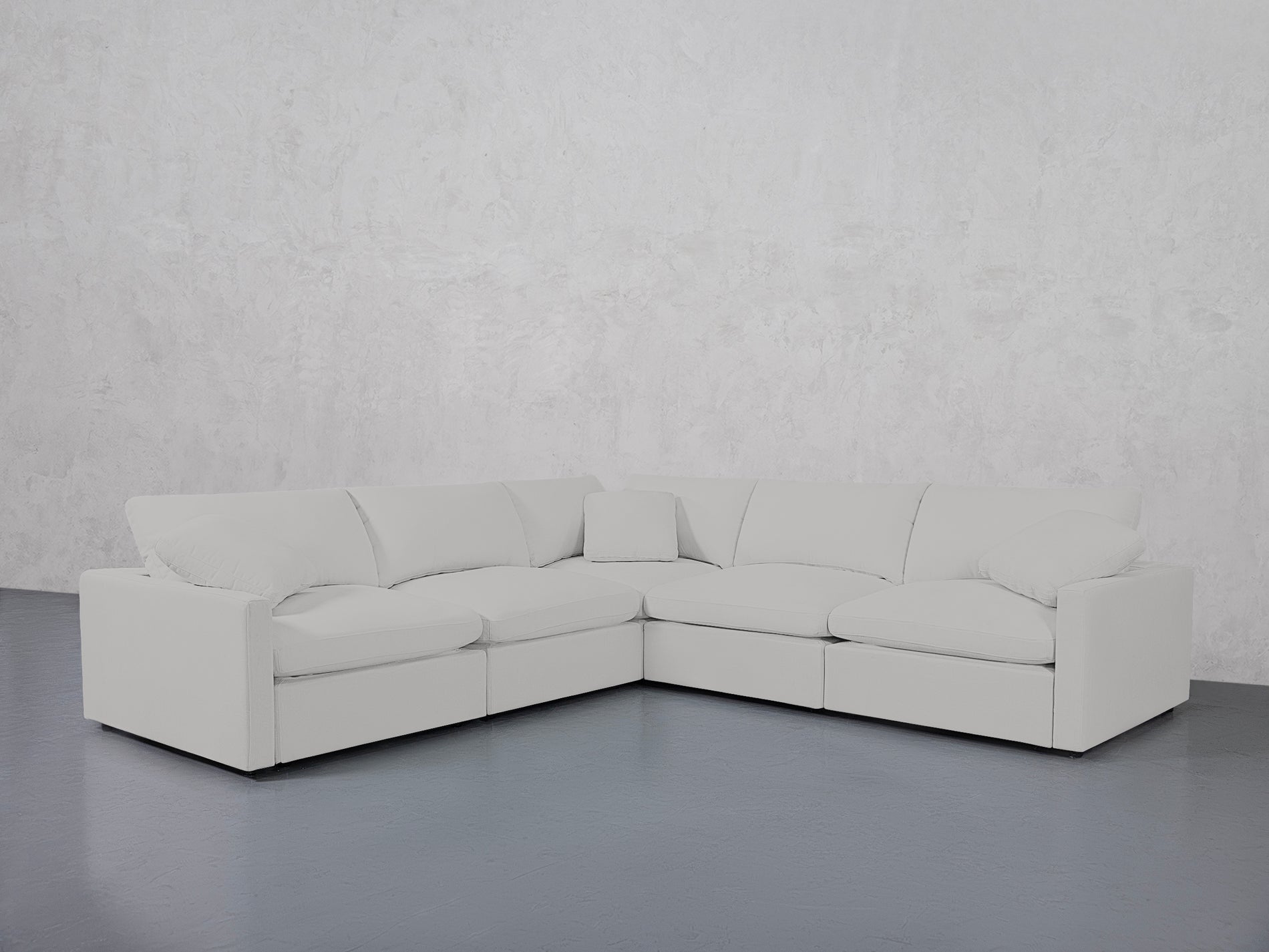 5-Seat Modular Corner Sectional (Thin Arms)