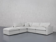 5-Seat Modular Corner Lounger Sectional (Thin Arms)