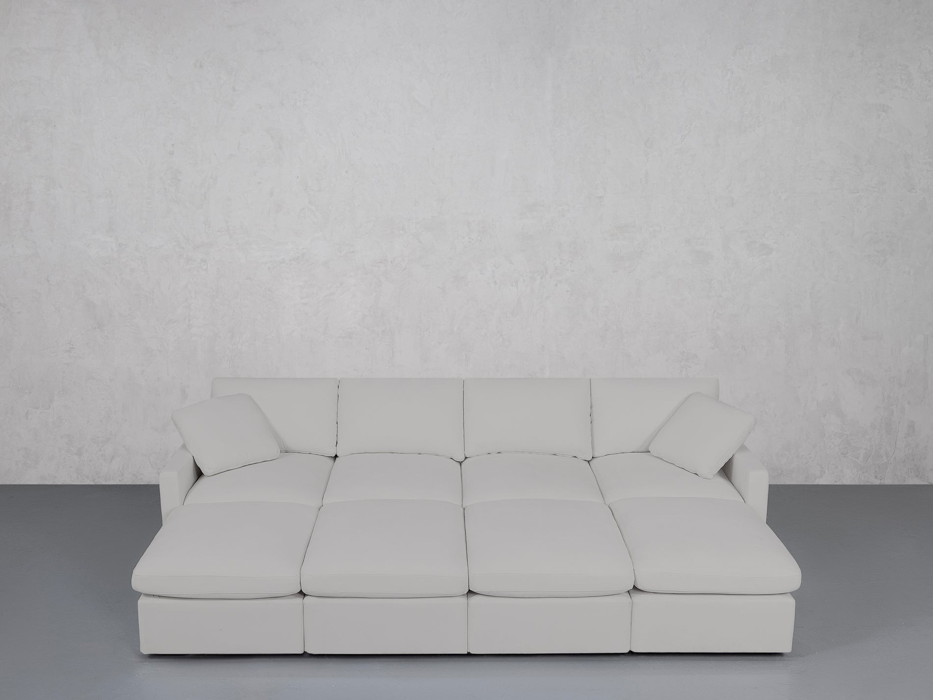 8-Seat Modular Daybed (Thin Arms)