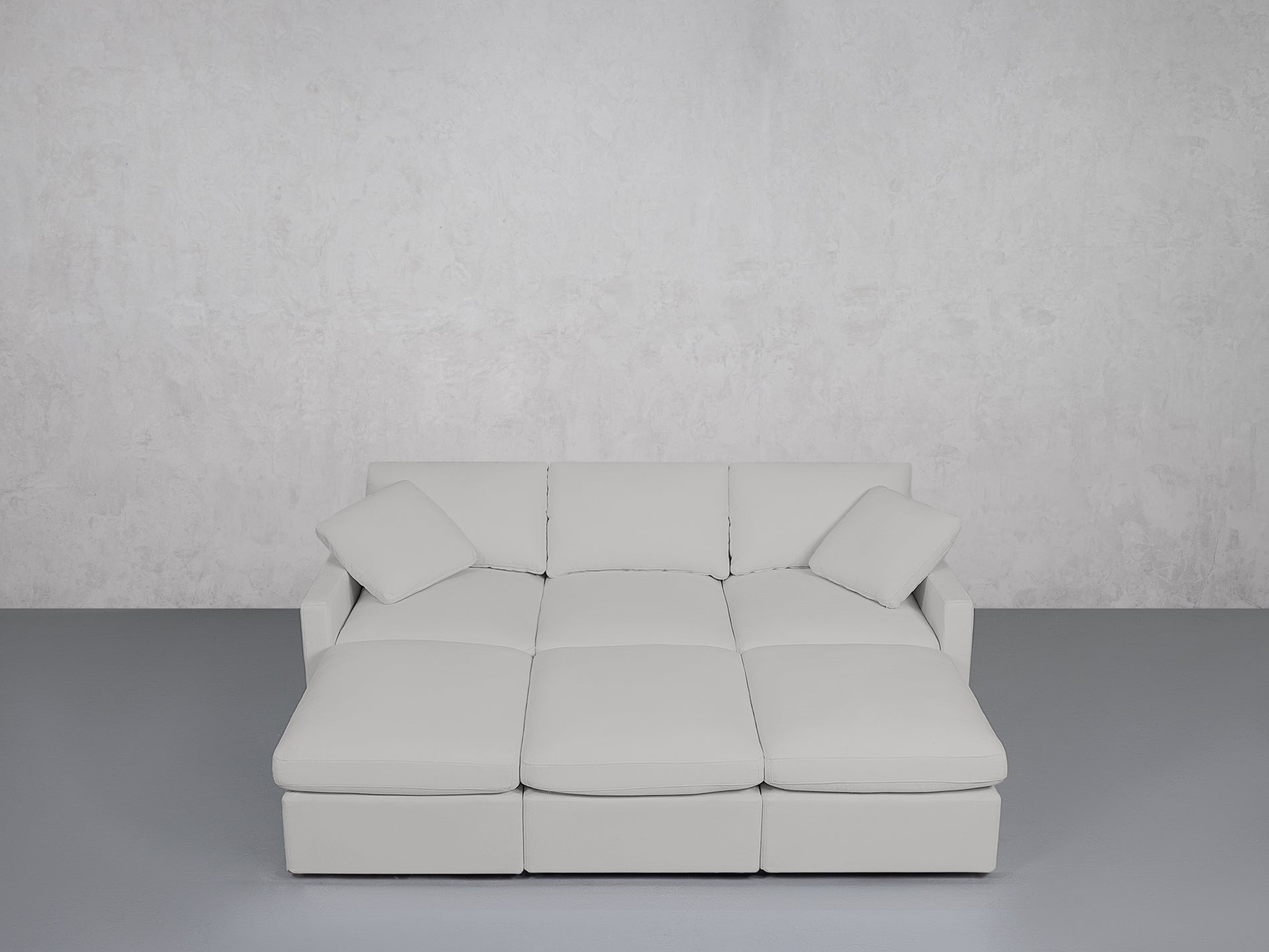 6-Seat Modular Daybed (Thin Arms)