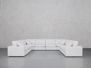 8-Seat Modular U-Sectional (Thin Arms)
