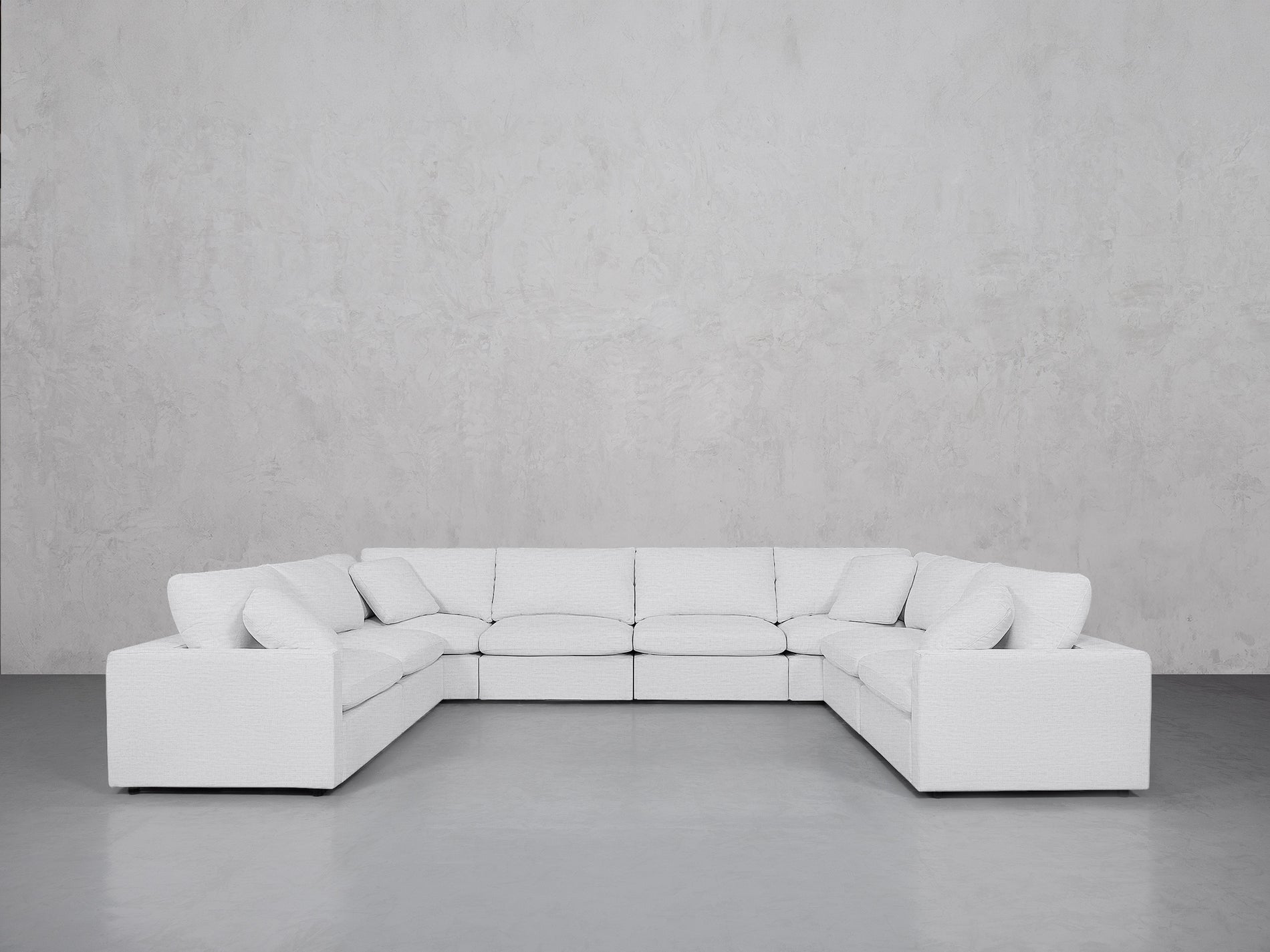 8-Seat Modular U-Sectional (Thin Arms)
