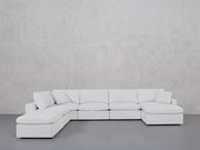 7-Seat Modular Chaise Corner Lounger Sectional (Thin Arms)