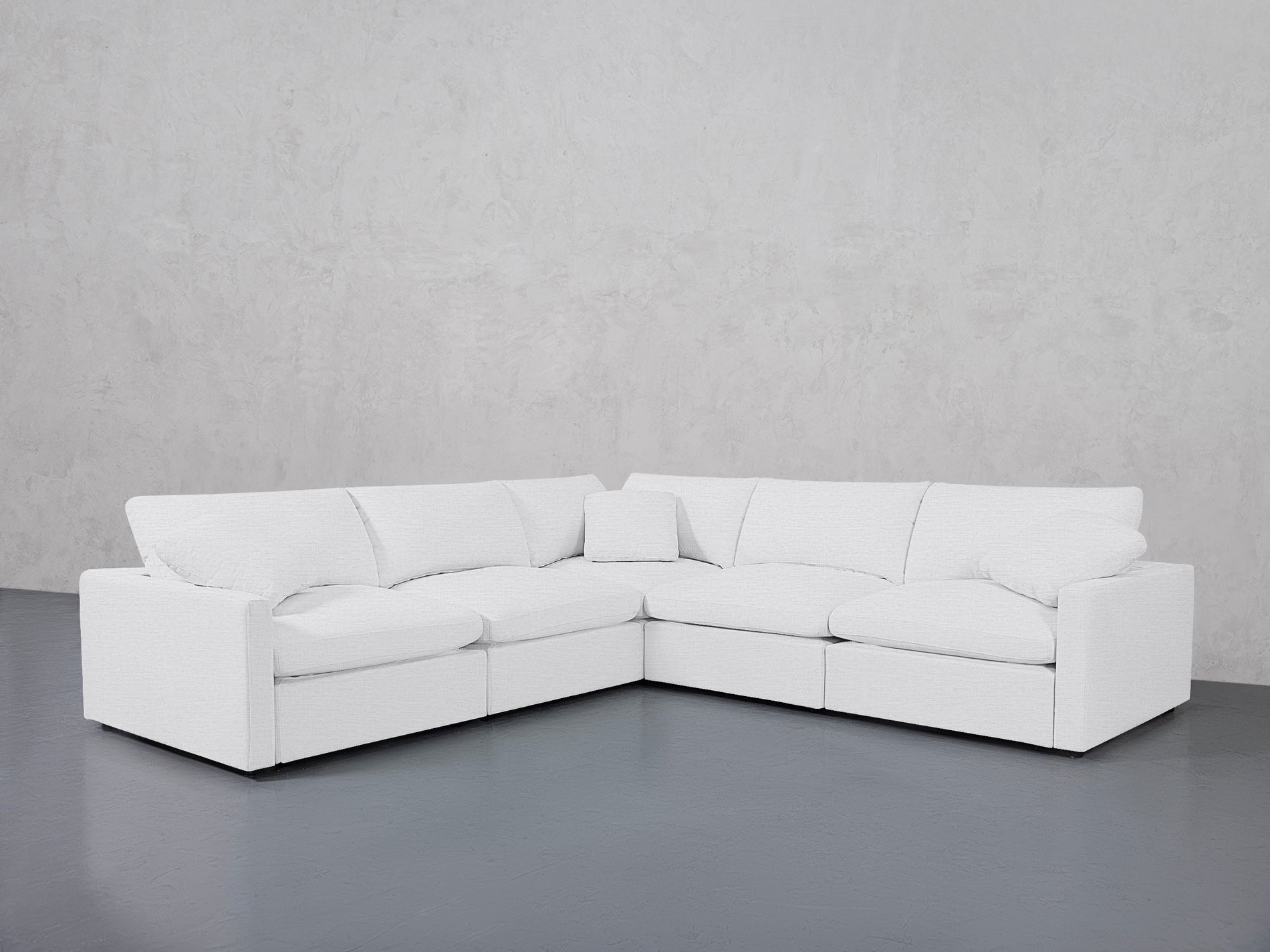 5-Seat Modular Corner Sectional (Thin Arms)