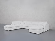 7-Seat Modular Chaise Corner Lounger Sectional (Thin Arms)