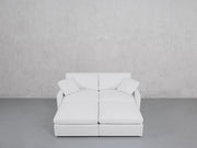 4-Seat Modular Daybed (Thin Arms)