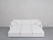 6-Seat Modular Daybed (Thin Arms)