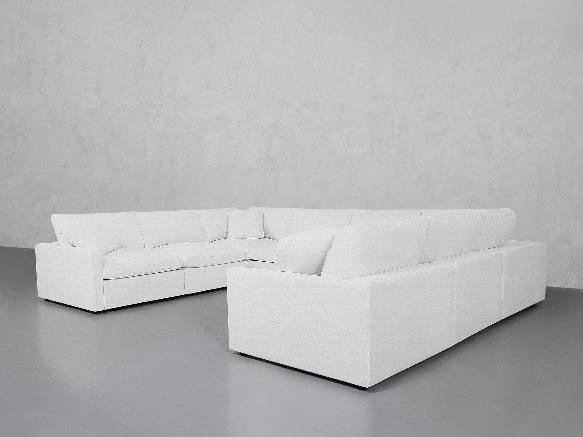8-Seat Modular U-Sectional (Thin Arms)