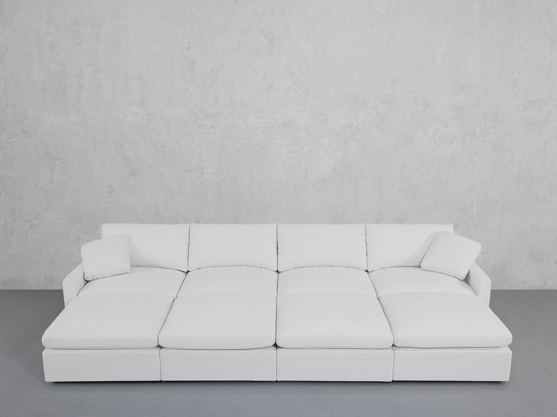 8-Seat Modular Daybed (Thin Arms)