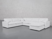 7-Seat Modular Chaise Corner Sectional (Thin Arms)