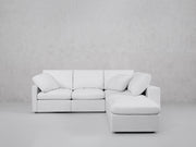 5-Seat Modular Corner Right Lounger Sectional (Thin Arms)