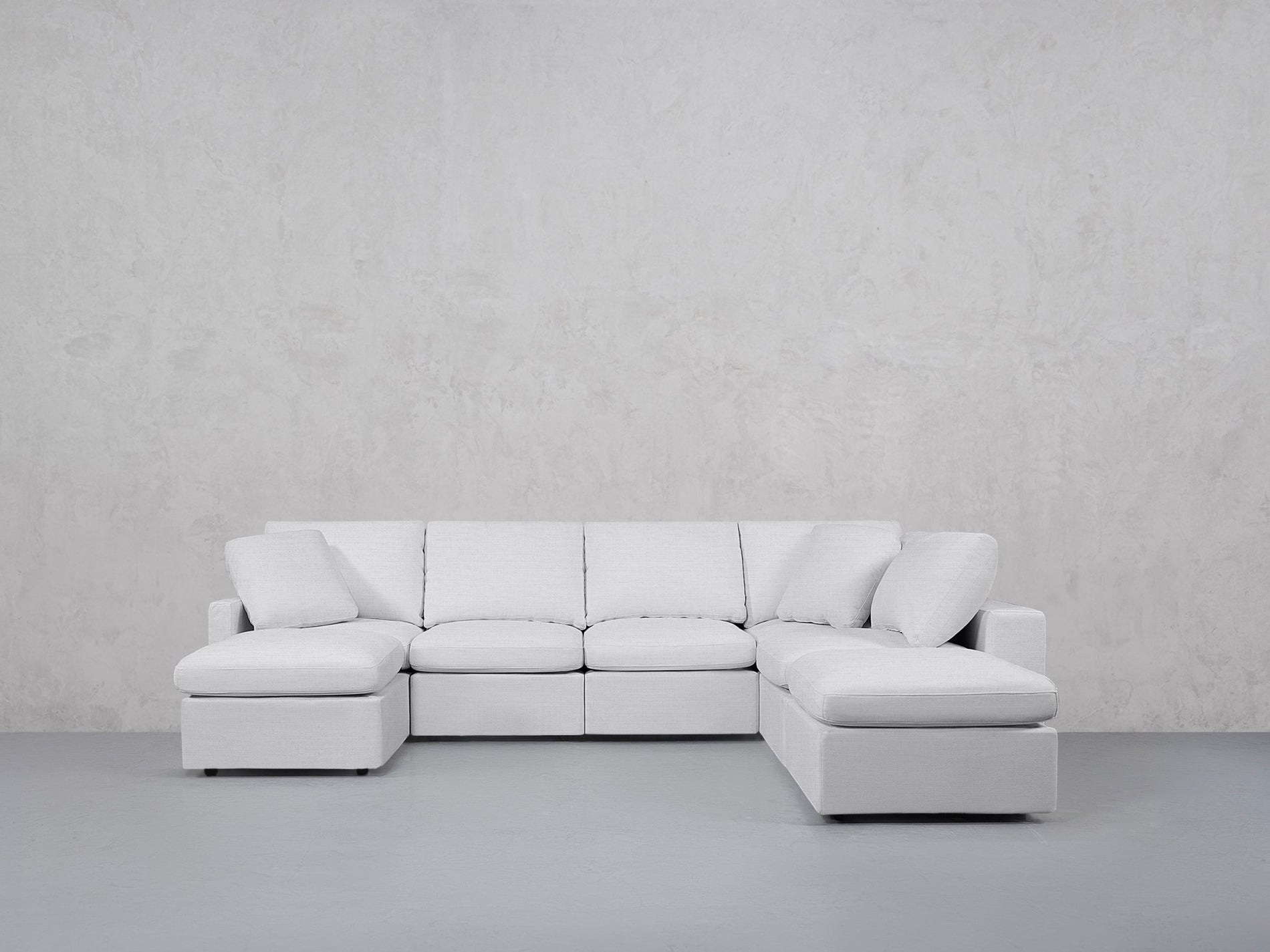 7-Seat Modular Chaise Corner Right Lounger Sectional (Thin Arm)