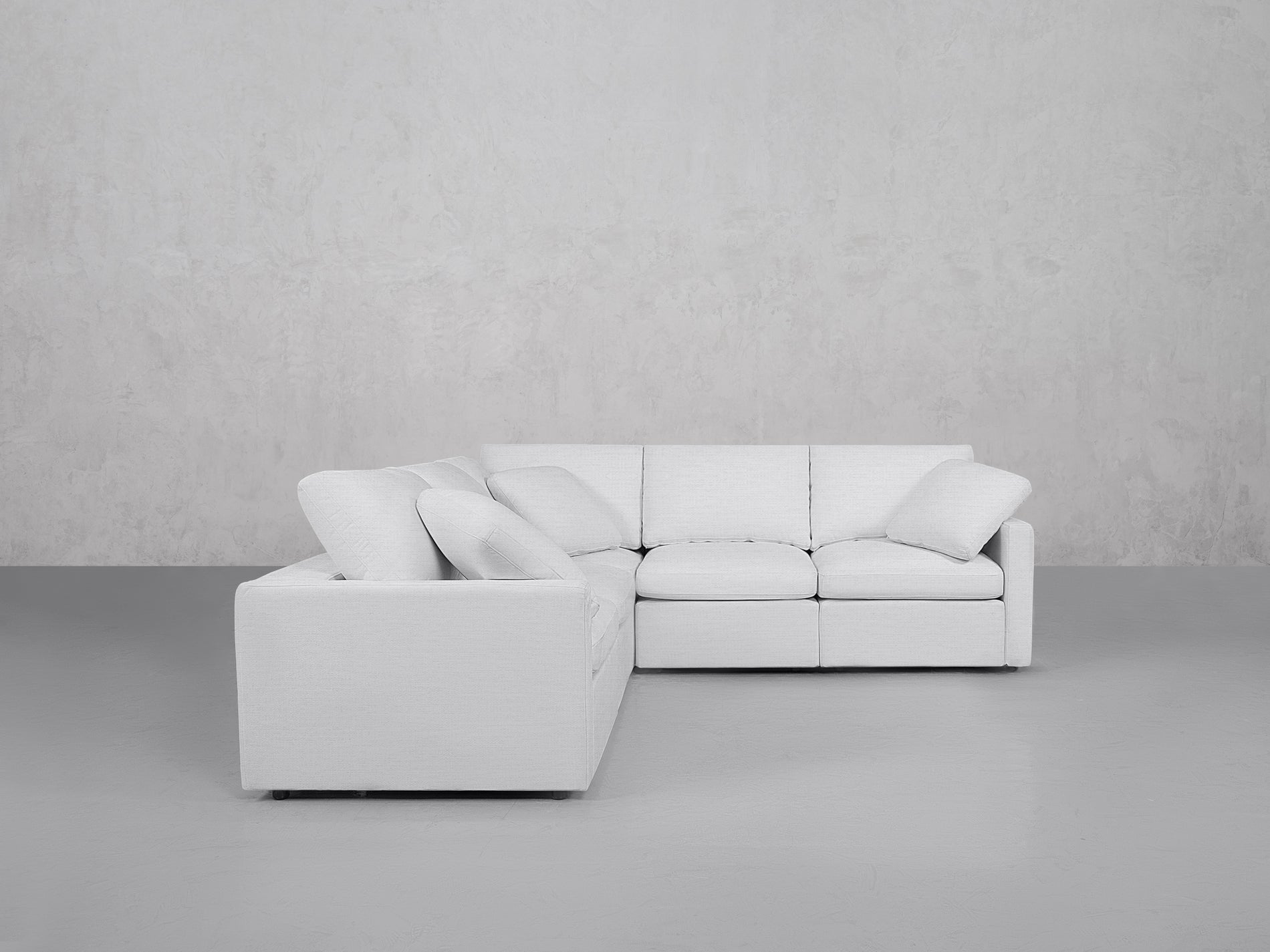 5-Seat Modular Corner Sectional (Thin Arms)