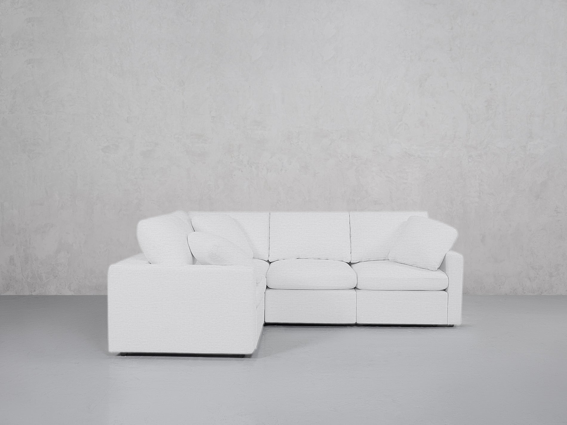 4-Seat Modular Corner Sectional (Thin Arms)