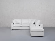 5-Seat Modular Corner Right Lounger Sectional (Thin Arms)