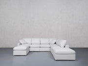 7-Seat Modular Chaise Corner Right Lounger Sectional (Thin Arm)